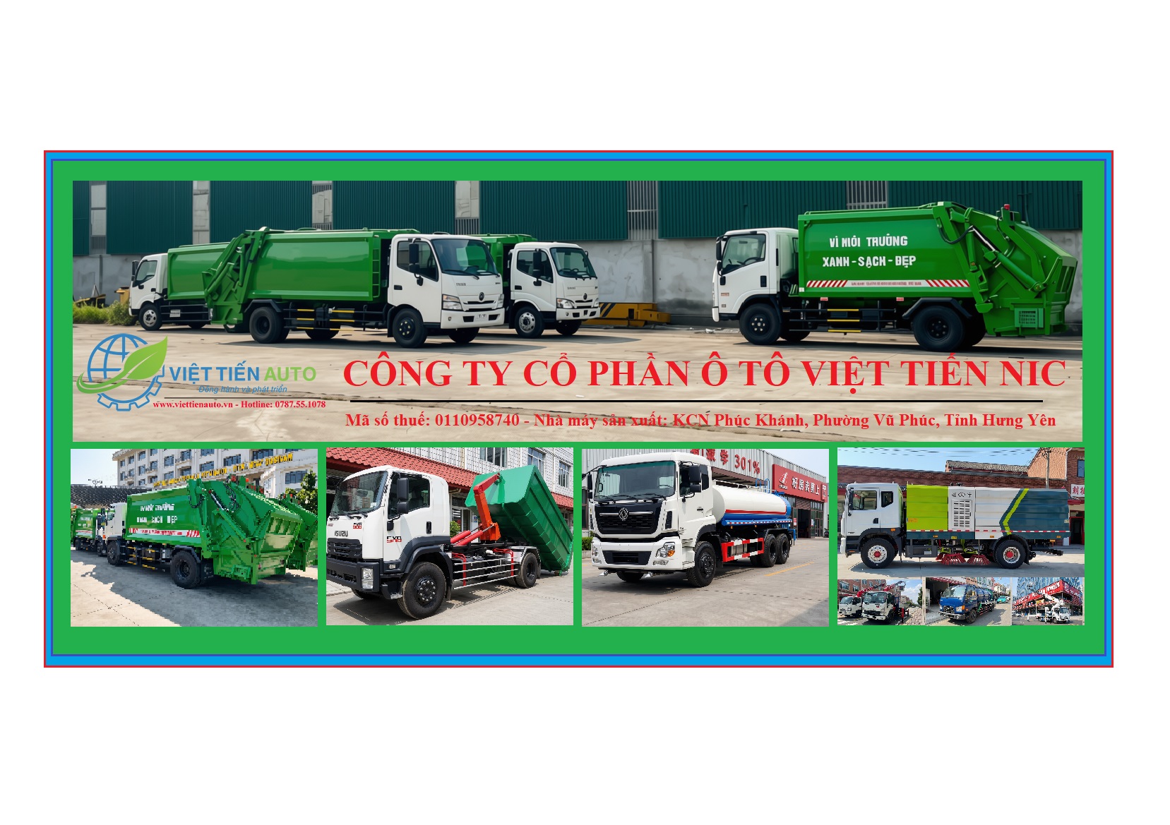 XE VỆ SINH MÔI TRƯỜNG